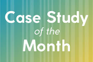A poster of the AASM Case Study of the Month.